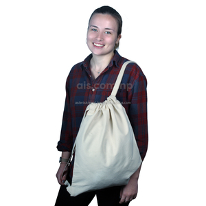 Asterisk AS-028, bolso de mano Hobo de lujo Unisex, forro de fieltro con cierre de cuerda de algodón pesado de lona ecológica - Product Image 2