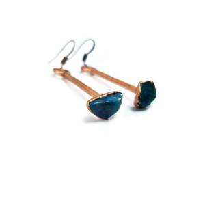 ทำด้วยมือไม่ซ้ำใคร925เงินสเตอร์ลิงต่างหูชุบด้วยไฟฟ้าสำหรับผู้หญิงสวย - Product Image 1