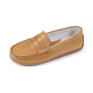 Vendita calda scarpe per bambini in pelle di qualità europa Casual Slip On mocassini scarpe per bambini per ragazzi - Product Image 3