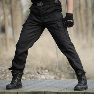 Custom Men's Mid Waist Cargo Trouser Pants 100% Cotton <b>Fabric</b> - Product Image 3