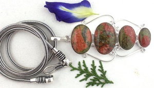 92,5 terterling ililver Val hahape endant Ant ataturakite nakite Asper ememstone andandmade for DIeewelry omen UTE iift - Product Image 5