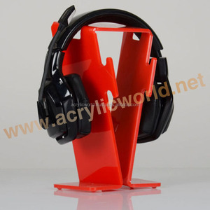 Factory Acrylic headphone display <b>stand</b> /acrylic <b>headset</b> display rack - Product Image 2