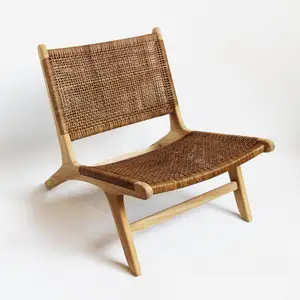 Rotan Rieten En Teak Outdoor Tuin Stoelen Houten Ontspannen Tuinmeubilair