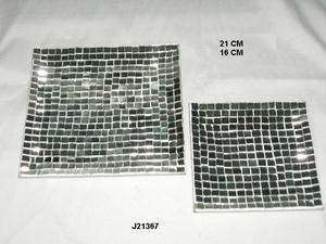 Plaques de fer de forme carrée avec mosaïque de verre pour décoration de maison et de mariage de Noël Plaques métalliques durables - Product Image 5