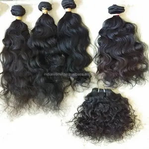 100 Persen Belum Diproses Rambut Virgin Ekstensi Rambut Manusia Alami Wig Rambut Nyaman Tahan Lama