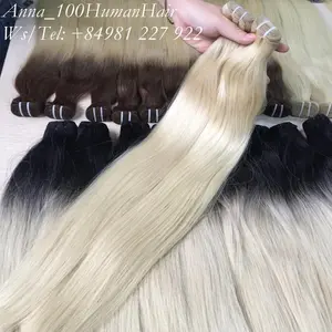 World Best Hot Selling Colored Human Hair 100 Virgin Hair Color 613 raw cambodian hair