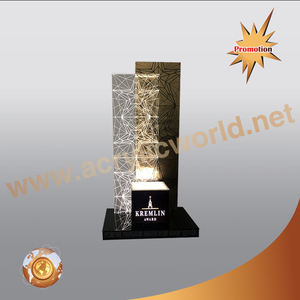 Présentoir à vin personnalisé/Bouteille de vin en acrylique Glorifier Base lumineuse Led compteur de vin - Product Image 2