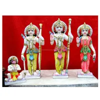 Мраморные красочные статуи Ram Darbar ручной работы