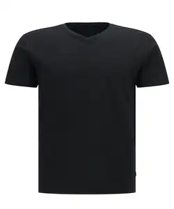 Camiseta con estampado de ángeles para hombre, 100% algodón, marca de diseñador, informal, con gran V
