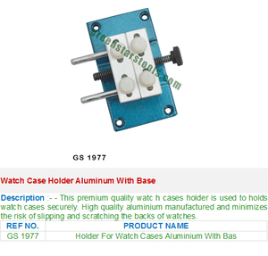 Boîtier de montre en aluminium GS 1977 avec base par GREEN STARS SA PVT LTD Inde pour les bijoutiers - Product Image 2