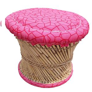 Vente d'usine écologique bambou Patio extérieur assis pouf tabouret pour salon jardin salon os incrustation Console - Product Image 3