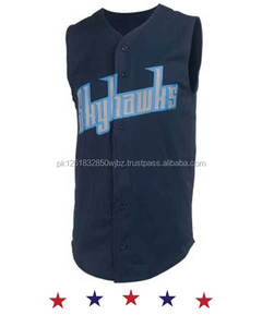 Ropa Deportiva, Último Modelo de Camiseta de Béisbol/Sóftbol Personalizada, Corta, de Verano, Hecha a Medida, con Botones, de Secado Rápido, Antibacteriana y Transpirable - Product Image 3