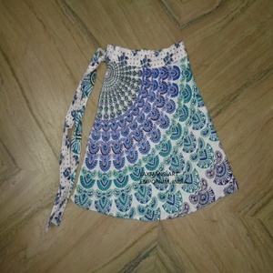 กระโปรงสั้นพิมพ์ลายโบฮีเมียนกระโปรงไซส์มินิแฟชั่นกระโปรงพิมพ์ลายมินิไซส์มินิ - Product Image 1