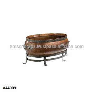 Tavolo da esterno C Standard rettangolare solido rame fuoco <span class=keywords><strong>Pit</strong></span> nuovo design e semplice pozzo del fuoco con le gambe
