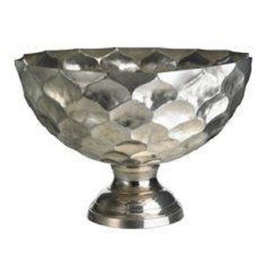 Bol de serveur de nourriture de couleur argent fantaisie avec la meilleure décoration de Table de qualité pièce maîtresse de luxe élégante bols de décoration fantaisie - Product Image 1