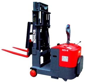 Carretilla elevadora eléctrica apiladora Walkie contrapesada avanzada de 1 tonelada/4000 altura de paleta con sistema de CA - Product Image 1