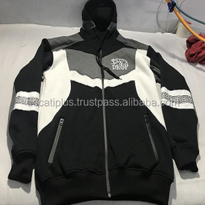 Sweat à capuche imperméable dernier cri pour hommes, élégant, anti-rétrécissement et anti-rides avec motif animal doublé grande taille pour l'hiver - Product Image 5