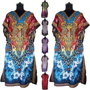 Factory Direct Fashion Women Maxi Cotton Long <b>Kaftan</b> Manufacturer of Women's Wear Designer Indian Cotton Kimono Long <b>Kaftan</b> - Product Image 2