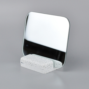 Miroir de table rectangulaire 2018 en poly dans la conception de gravier - Product Image 1