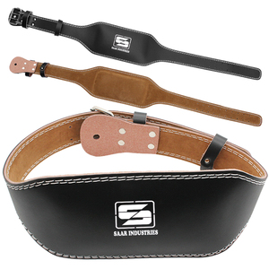 Cinturón de levantamiento de pesas de cuero de vaca de alta resistencia de la mejor calidad, antideslizante, ligero, soporte para entrenamiento, asistencia para la espalda, Unisex - Product Image 6