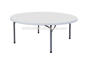 <span class=keywords><strong>200cm</strong></span> precio barato de buena calidad eventos utilizados plegables de plástico de mesa redonda al aire libre para las Partes - Product Image 2