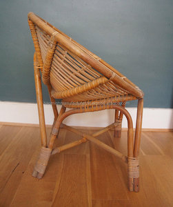 <span class=keywords><strong>Mid</strong></span> Eeuw Jaren Indonesië Rotan Stoel - Product Image 2