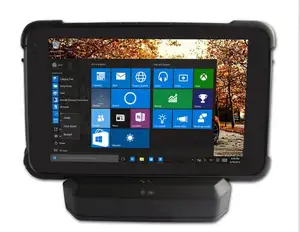 HiDON-tableta pc resistente con escáner de código de barras, tablet industrial estándar de 8 pulgadas, 4G + 64G, 4GLTE, win-dows, NFC