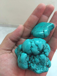 Vente flash Pierre précieuse turquoise tibétaine brute naturelle - Product Image 3