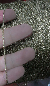 Fabric Embroidery <strong>Thread</strong> Corded <strong>Twisted</strong>-Braided Cord Golden Silver Metallic Viscose Polyester <strong>Colors</strong> PP Braided Rope Embroidery - Product Image 5