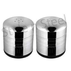 <b>Mini</b> Salt & Pepper Stainless Steel <b>Mini</b> Pepper and Salt <b>Grinder</b> Set <b>Mini</b> Pepper Salt New Kitchenware Stainless Steel - Product Image 1