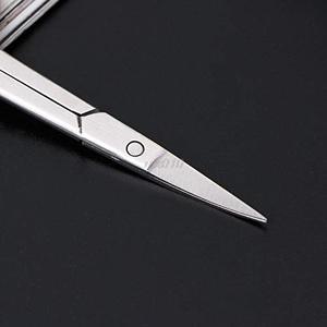 Ciseaux à cuticules professionnels, ciseaux à ongles, à cuticules et à broder incurvés fabriqués en acier inoxydable de haute qualité par Life Care. - Product Image 4