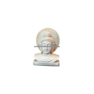 Natural White Marble Buddha Ji Statue - Product Image 1