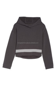 Chándal con estilo para mujer, ropa deportiva de manga larga, top corto con capucha, sudadera, novedad - Product Image 5