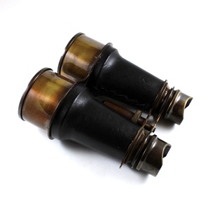 กล้องส่องทางไกลทองเหลืองแบบโบราณสำหรับเดินเรือสายหนังสีดำที่จับโลหะแก้วยุโรปของขวัญธุรกิจ calyron ของขวัญแปลกใหม่ - Product Image 3