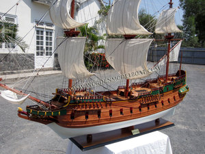 BATAVIA MAQUETTE EN BOIS-ARTISANAT BATEAU - Product Image 4