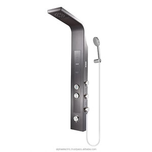 Panneau de douche électrique chauffe-eau 220V sans réservoir pour hôtel et usage domestique, boîtier en plastique, commande manuelle, Revo E - Product Image 2