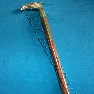 Bâton de marche/canne de marche pliable en bois de style vintage fait à la main de qualité extrême avec poignée d'aigle de créateur - Product Image 1