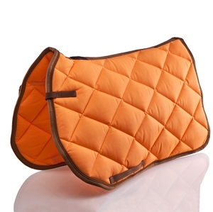 Shemax 2023 personalizado al por mayor almohadilla para SILLÍN de caballo de alta calidad superventas acolchado de diamante naranja con forro de tela - Product Image 4