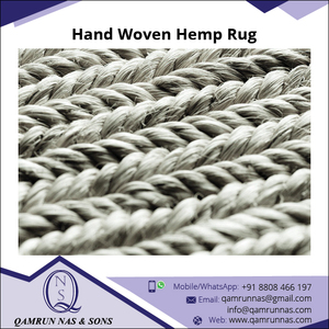 พรมปอกระเจากันลื่นคุณภาพระดับพรีเมี่ยมทำจากขนสัตว์ถักมือสไตล์ออสเตรเลียซักได้ใช้ในบ้านและสวดมนต์ - Product Image 4