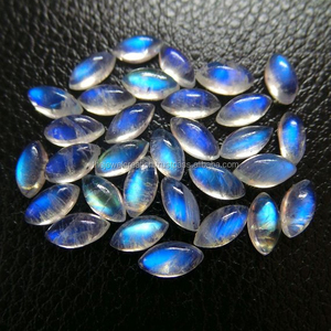 6mm 8mm naturel arc-en-ciel pierre de lune lisse Marquise calibré acheter en vrac Cabochon en vrac fabricant boutique en ligne maintenant prix d'usine - Product Image 1