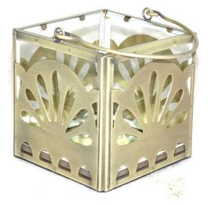 New Home Christmas Decoration Out Door New Design Filigree <b>Candle</b> Lantern With Glass - Product Image 1