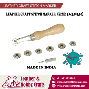 Marqueur de point manuel en cuir de haute qualité Excellent prix Vente en gros Fabriqué en Inde - Product Image 2