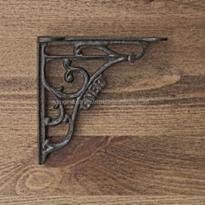 OMG Industries Cast Iron Wall <b>Shelf</b> Brackets From a Steam Railway Carriage 1 Pair Supplied with Fixing Screws <b>Shelf</b> Bracket - Product Image 1