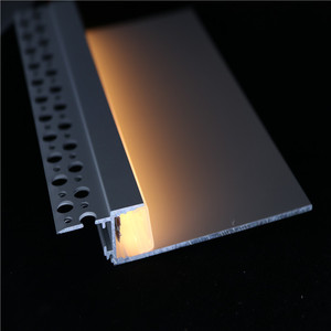 Profilé LED encastré pour mur sec, en aluminium, avec bride, longueur spéciale - Product Image 4
