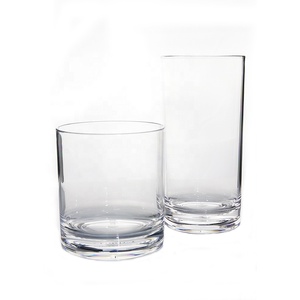 Gobelets en acrylique Tritan DOF de 14oz sans BPA pour whisky et eau potable Style classique Utilisation de camping en verre à l'ancienne - Product Image 3