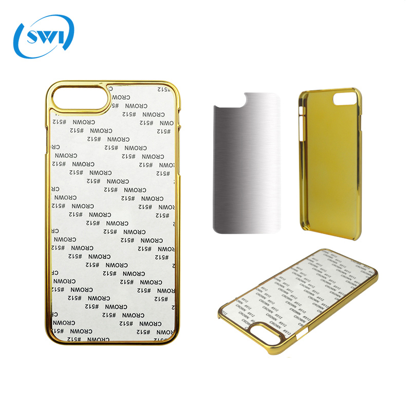 Impression personnalisée mince brillant dur pour téléphone portable pc pour iphone 5 6 5S 6 s 7 s 8 7 Plus cas