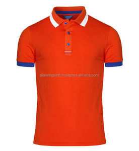 Derniers modèles T-shirt polo à manches mi-longues en coton 100% de haute qualité pour hommes chez Wholesale 2025 - Product Image 3