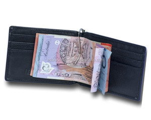 Cartera de cuero con clip para tarjetas de crédito - Product Image 1