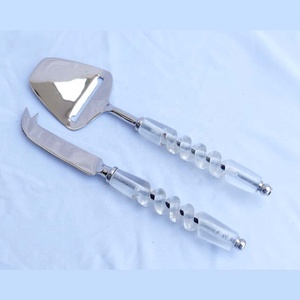 Juego de cubiertos de acero inoxidable real Juego de cubiertos plateados con juegos de cubiertos cuadrados forjados y planos Handel - Product Image 5