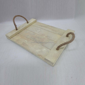 ถาดไม้ไผ่สี่เหลี่ยมสำหรับอาหารชามไม้และถาดไม้ - Product Image 2